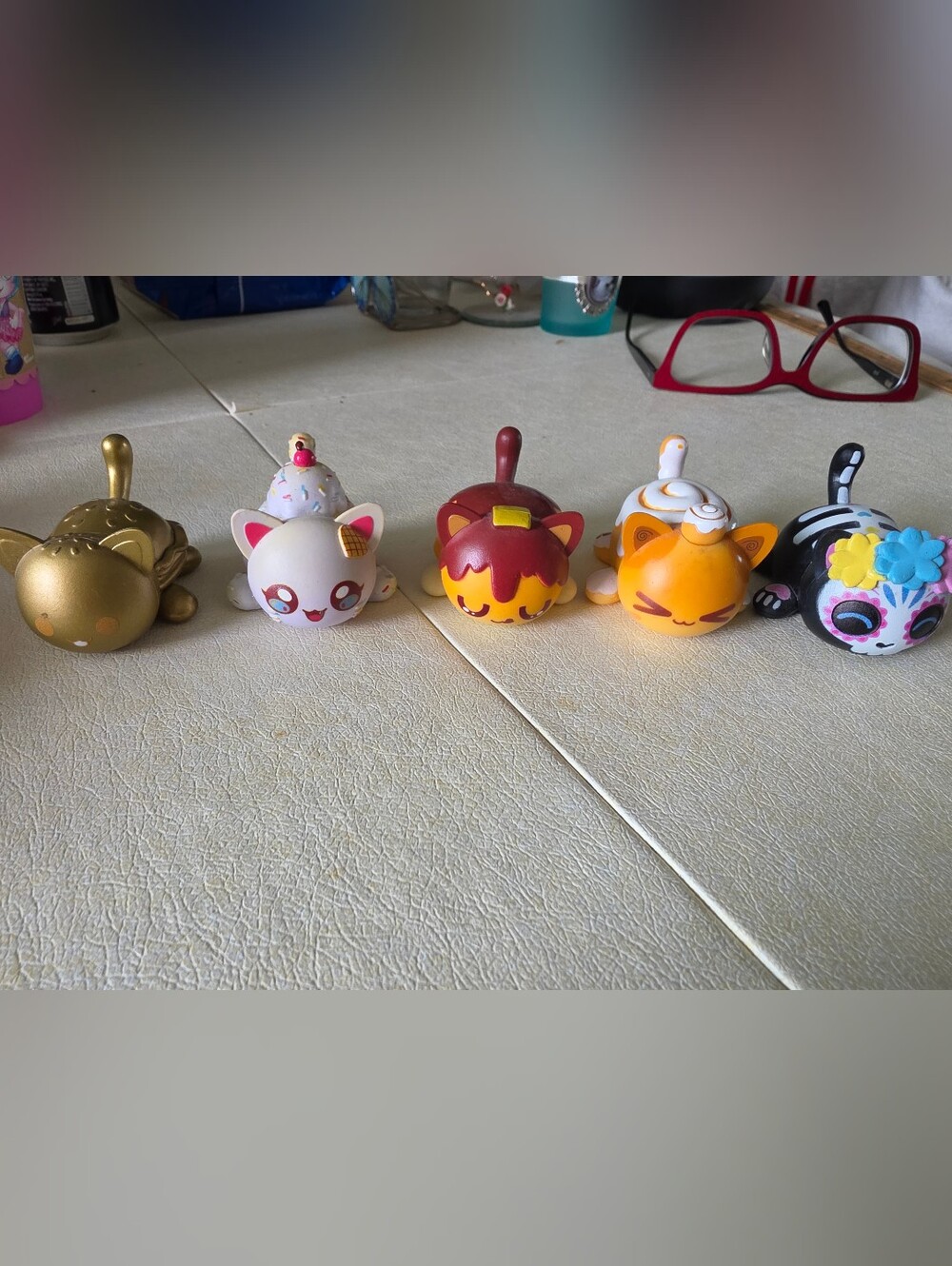 Aphmau Mystery MeeMeows Litter 2 Food Series Vinyl Figures - Bundle of 5
